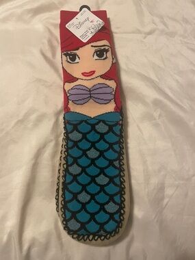 Disney Ariel Mermaid Slipper Socks nwt
